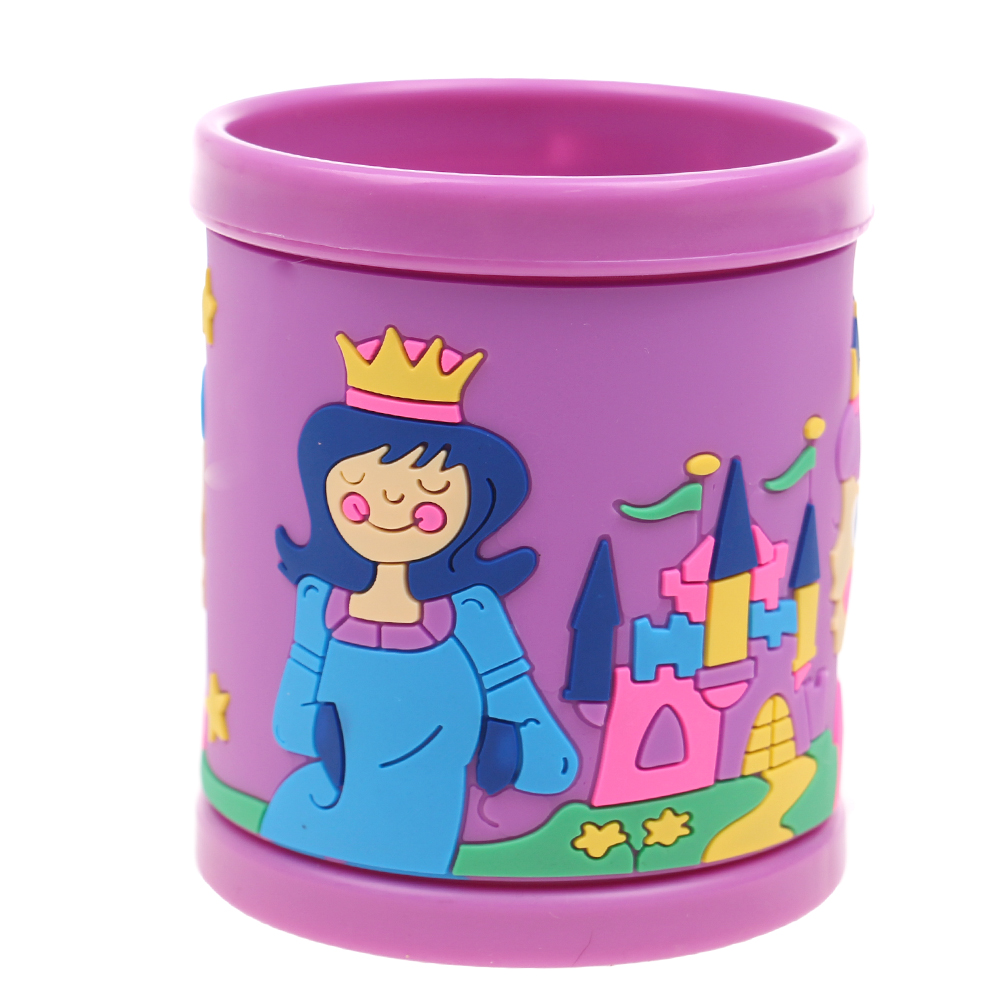 Hrnek dětský plastový (fialový královna) - náhľad 1