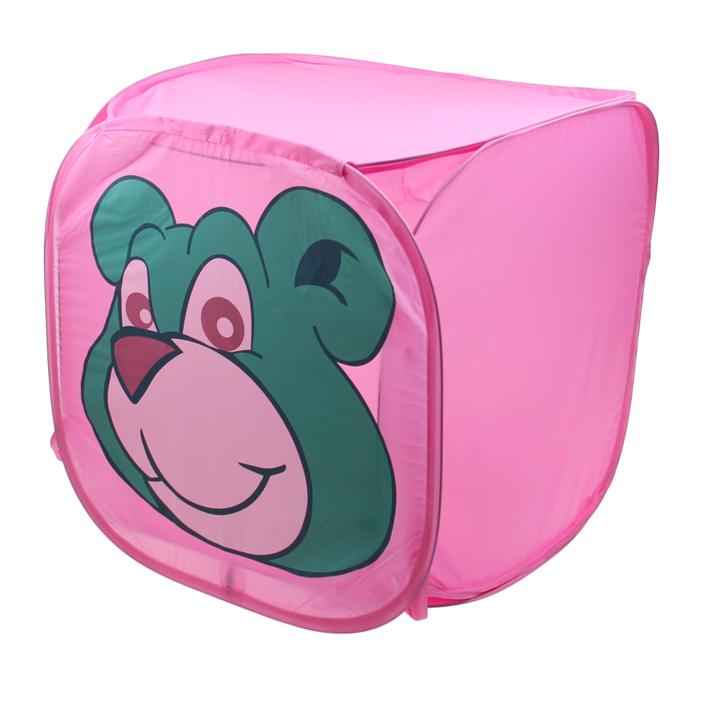 Úložný box na hračky medvídek růžový - náhľad 2