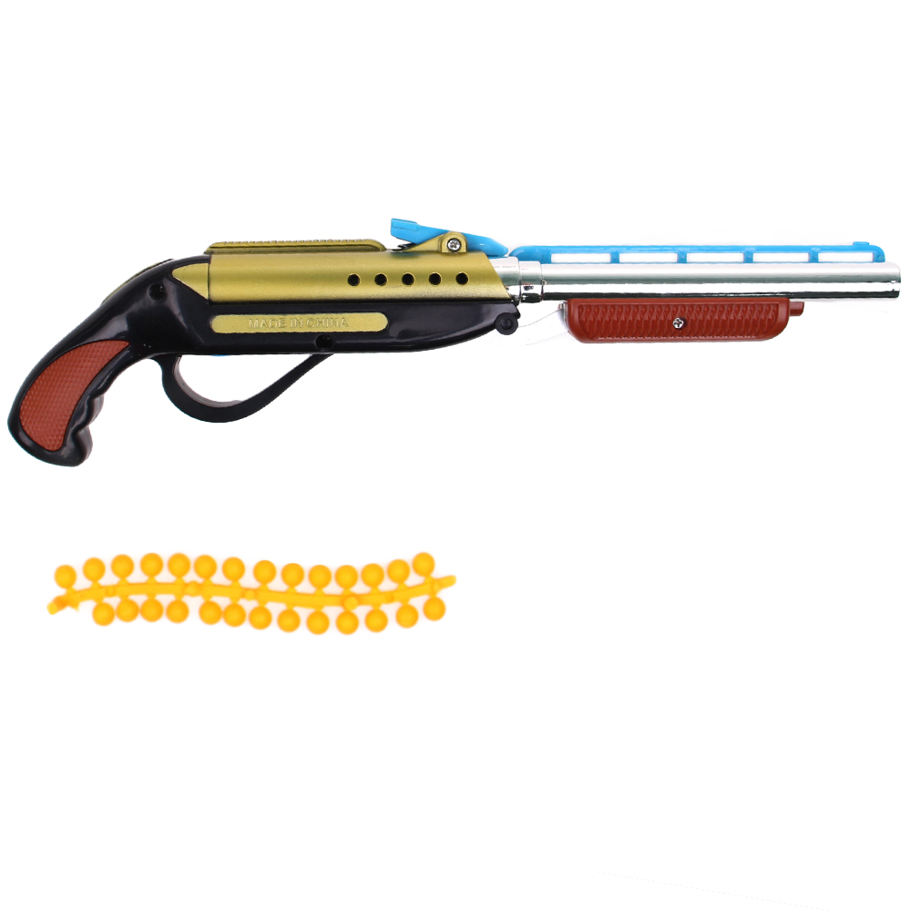 Dětská kuličková pistole žlutá - náhľad 1