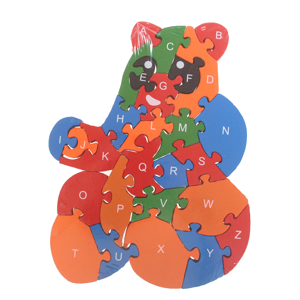 Vzdělávací dřevěné puzzle koala var.2 - náhľad 1