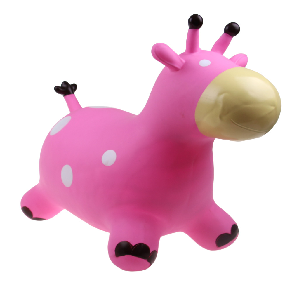Hopsadlo pro děti – kravička růžová - náhľad 1