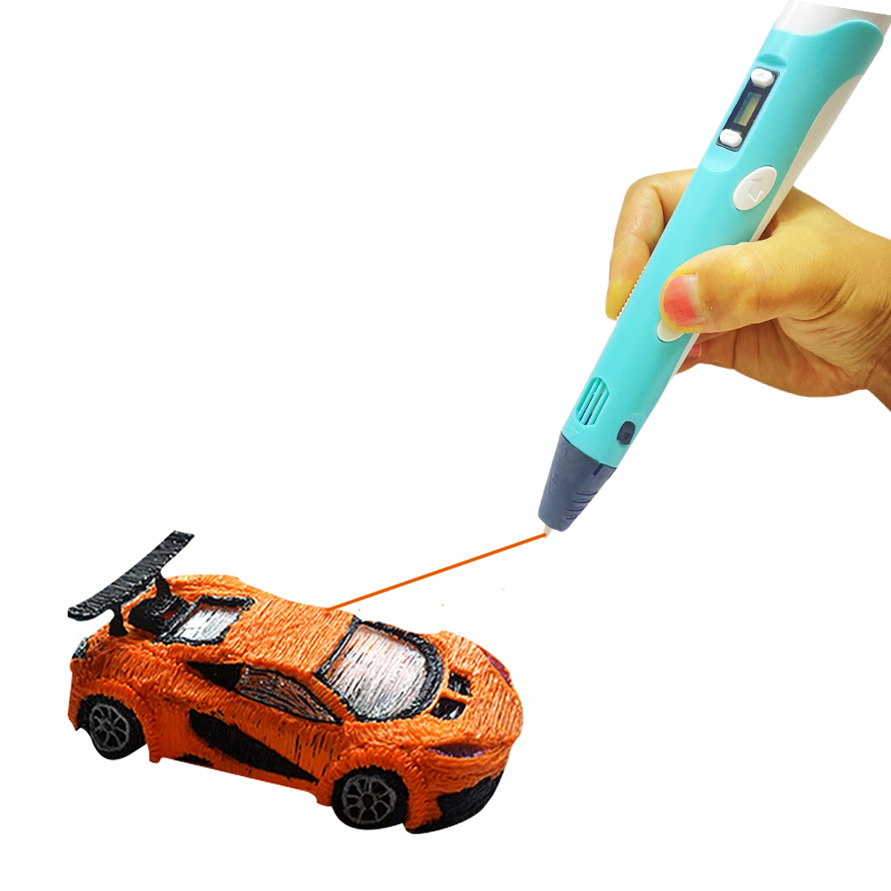 Kuličkové 3D pero modré - náhľad 3
