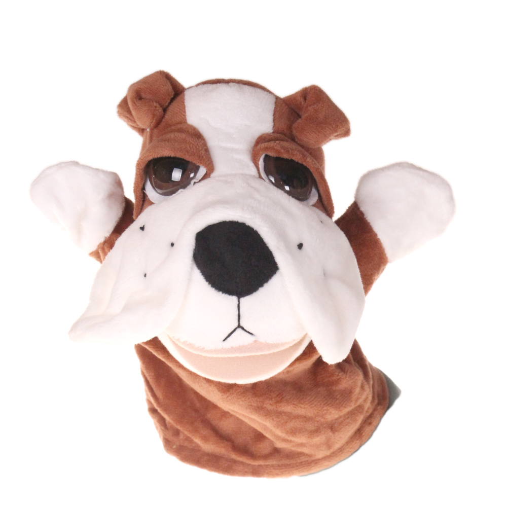 Plyšový maňásek na ruku pejsek var.1 - náhľad 1