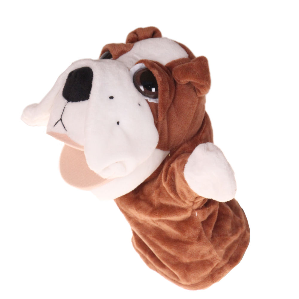 Plyšový maňásek na ruku pejsek var.1 - náhľad 2