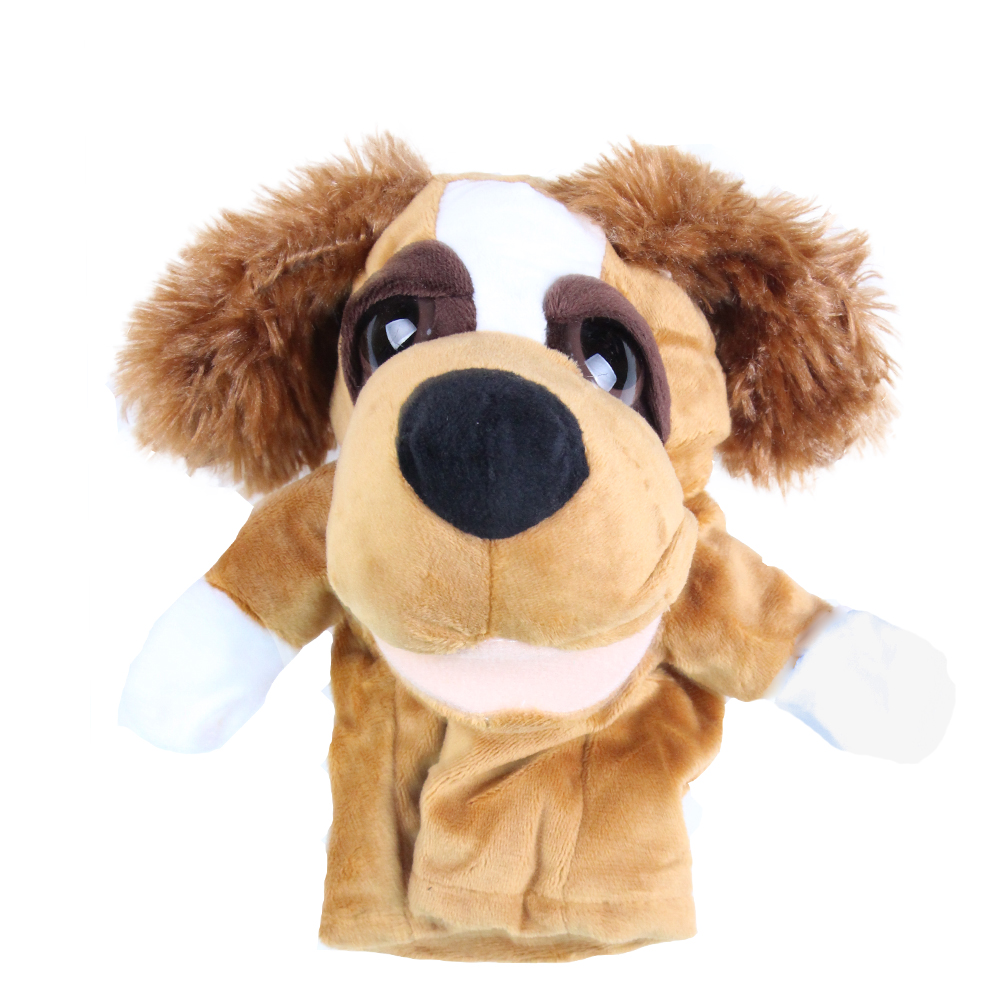 Plyšový maňásek na ruku pejsek var.2 - náhľad 1