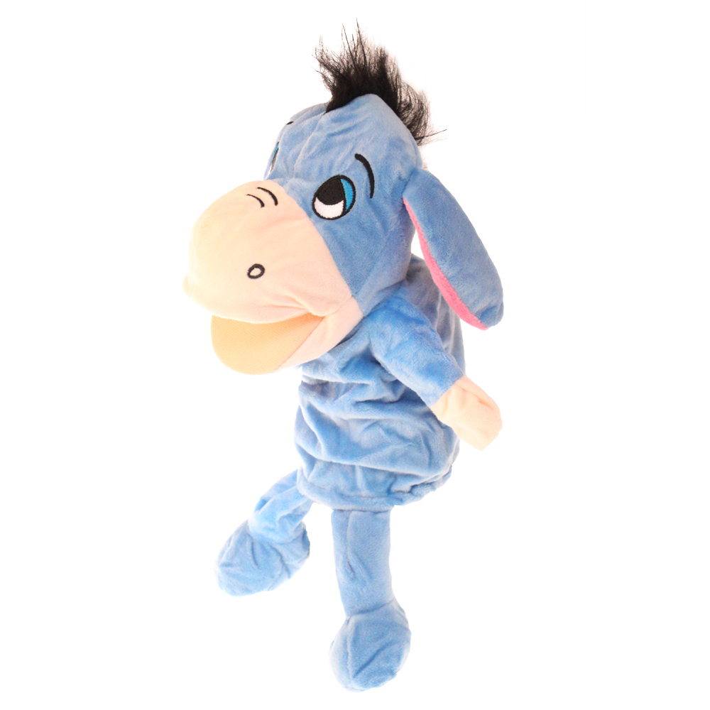 Plyšový maňásek s nohama na ruku oslík - náhľad 2