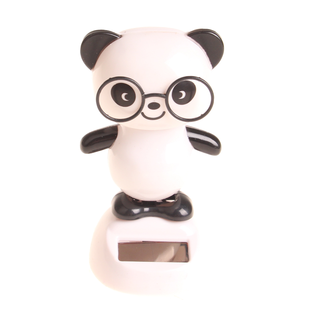 Solární tančící dekorace panda s brýlemi - náhľad 1