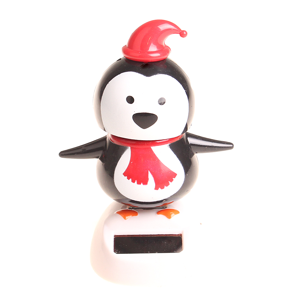 Solární tančící dekorace tučňák - náhľad 1