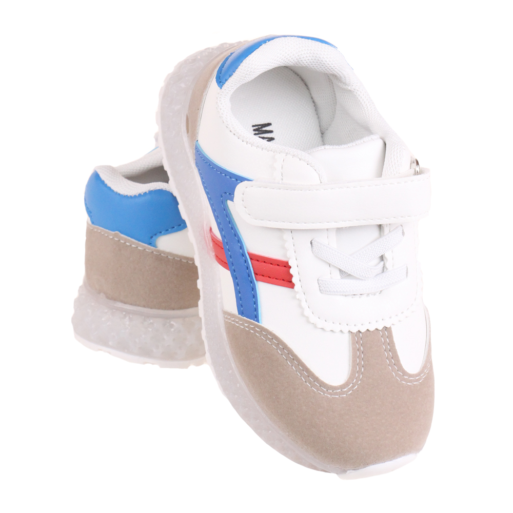 Dětské tenisky svítící se špičkou modročervené var.1 - náhľad 2