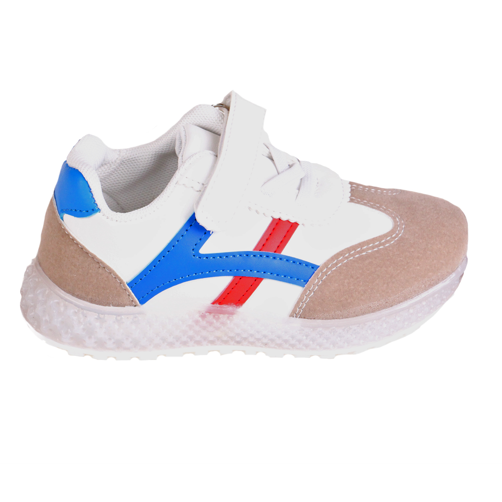 Dětské tenisky svítící se špičkou modročervené var.1 - náhľad 1