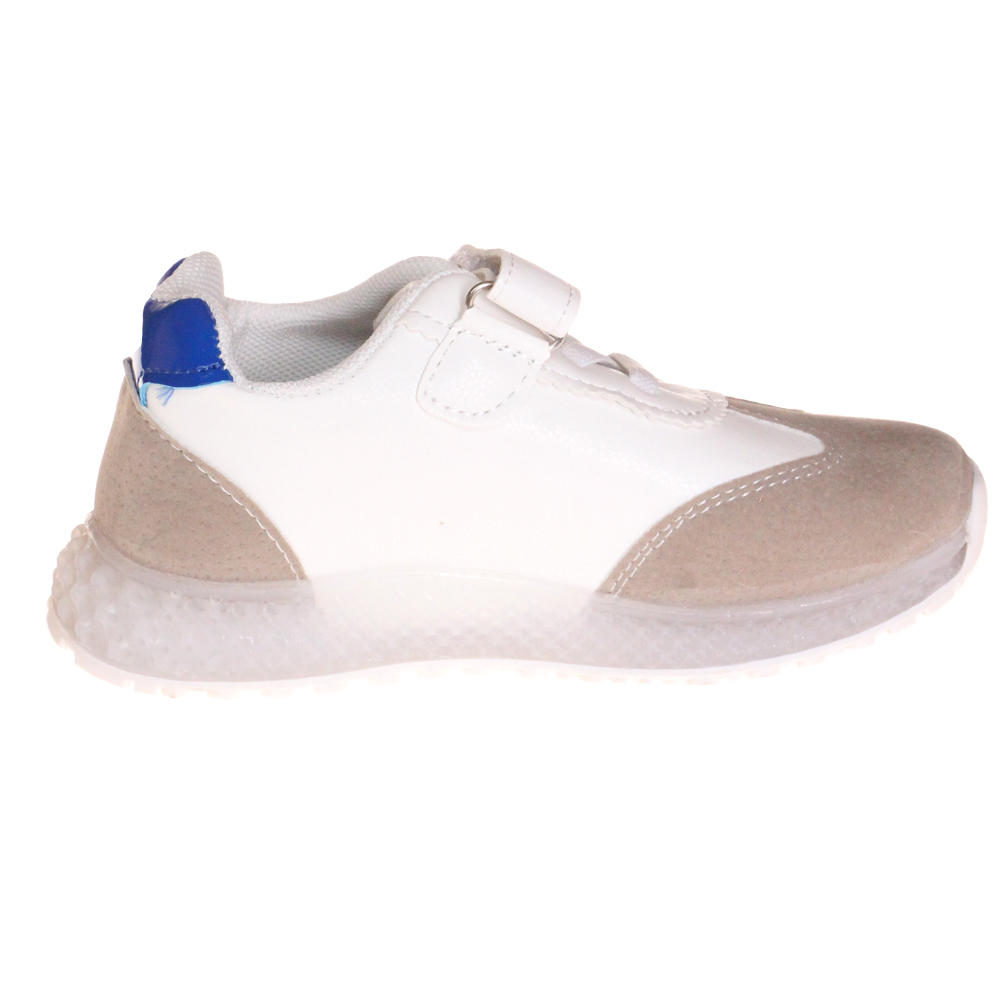 Dětské tenisky svítící se špičkou pruhy modré - náhľad 3