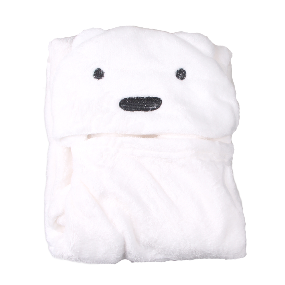Dětská deka Happy Baby bílá – medvídek - náhľad 1
