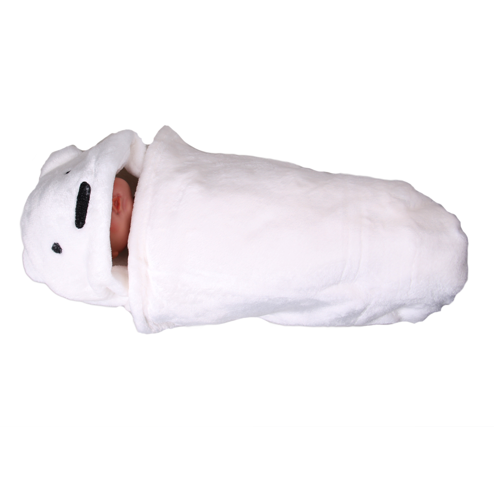 Dětská deka Happy Baby bílá – medvídek - náhľad 4