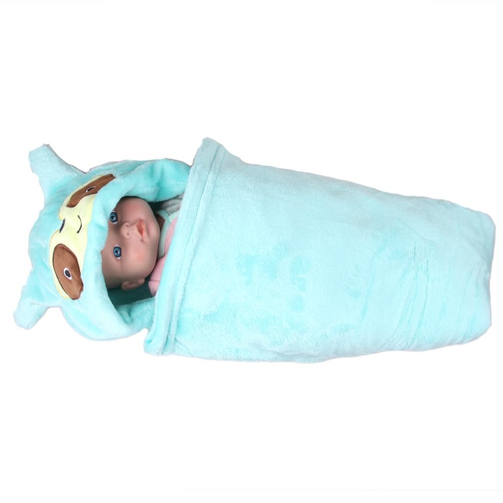Dětská deka Happy Baby modrá – lemur - náhľad 4