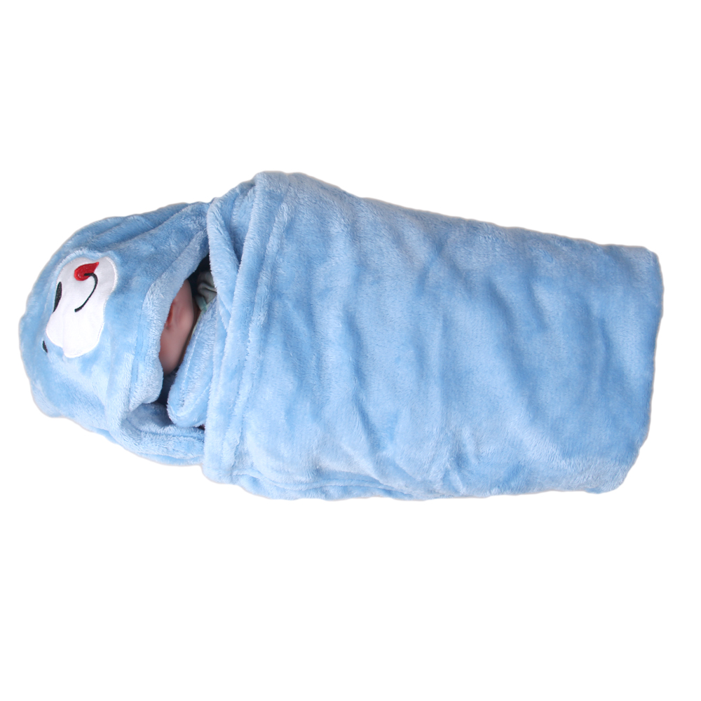 Dětská deka Happy Baby modrá – medvídek - náhľad 4