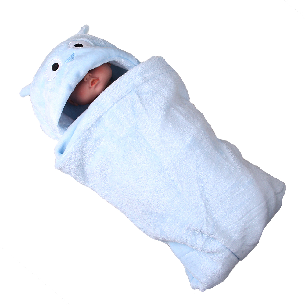 Dětská deka Happy Baby modrá – sova - náhľad 3