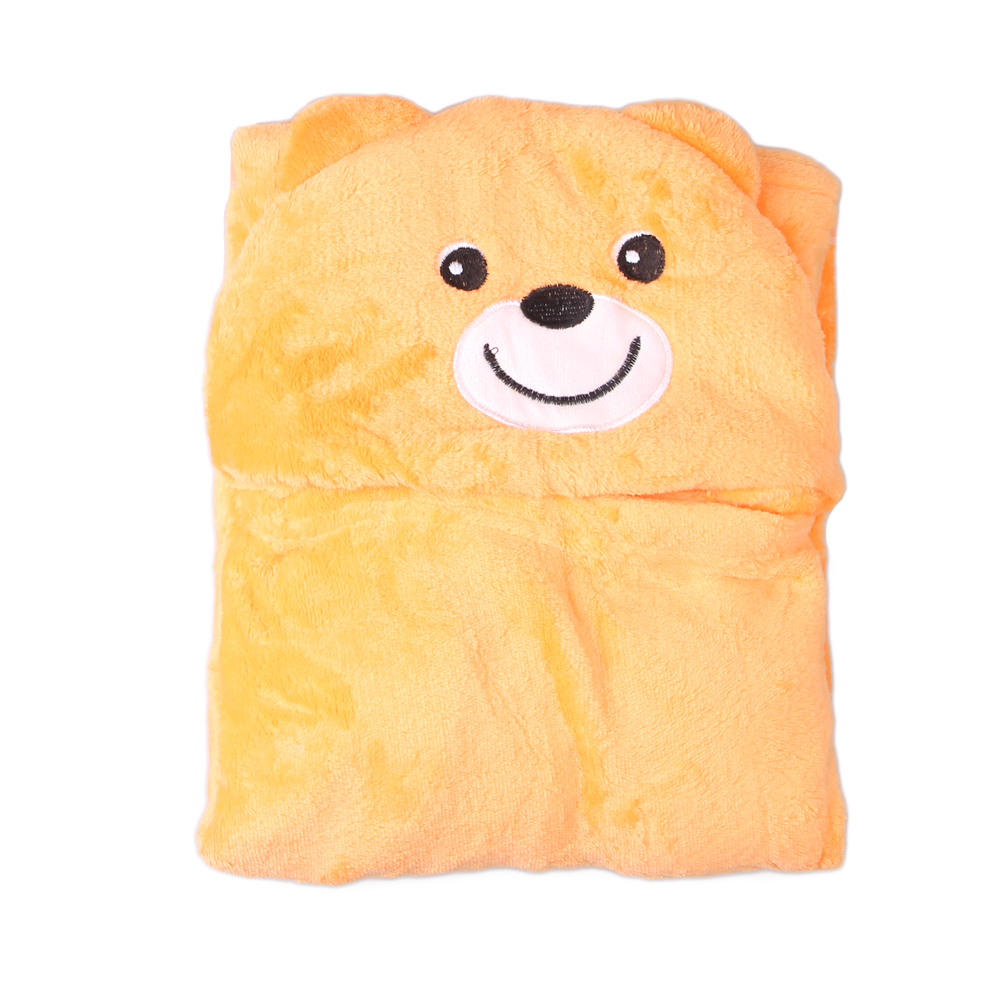 Dětská deka Happy Baby oranžová – medvídek - náhľad 1