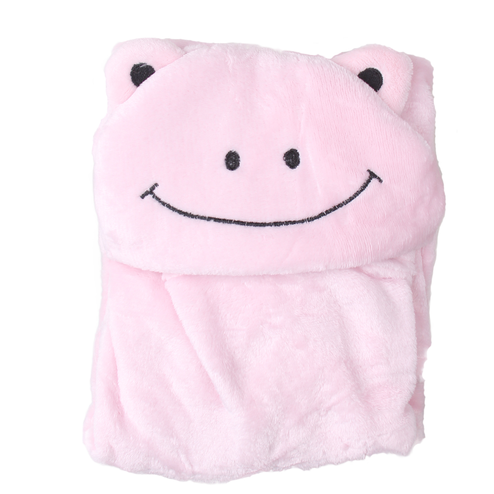 Dětská deka Happy Baby růžová – žabička - náhľad 1