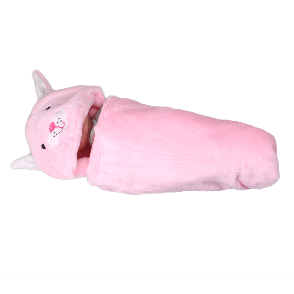 Dětská deka Happy Baby růžová – králíček - náhľad 4