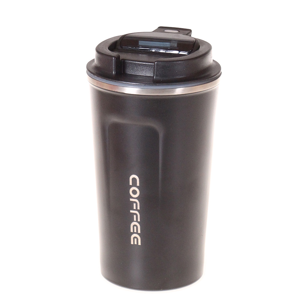 Termohrnek Coffee černý - náhľad 2