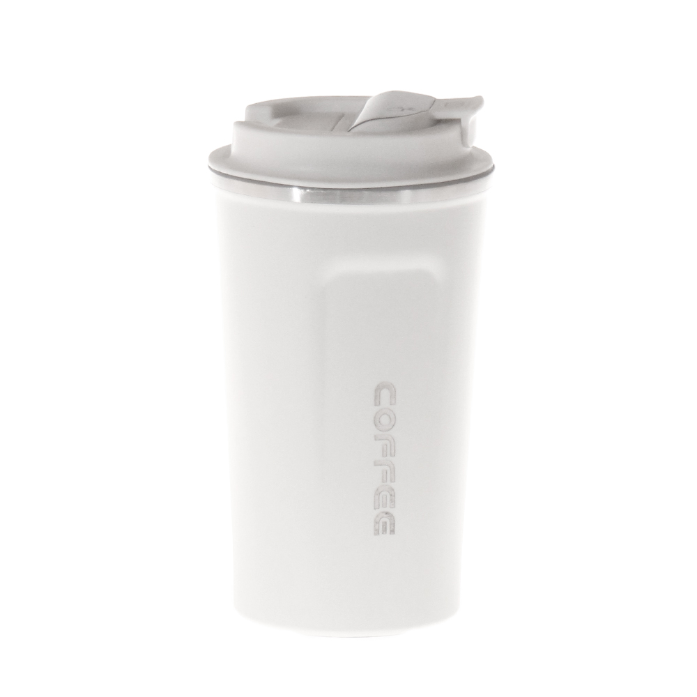 Termohrnek Coffee bílý - náhľad 1