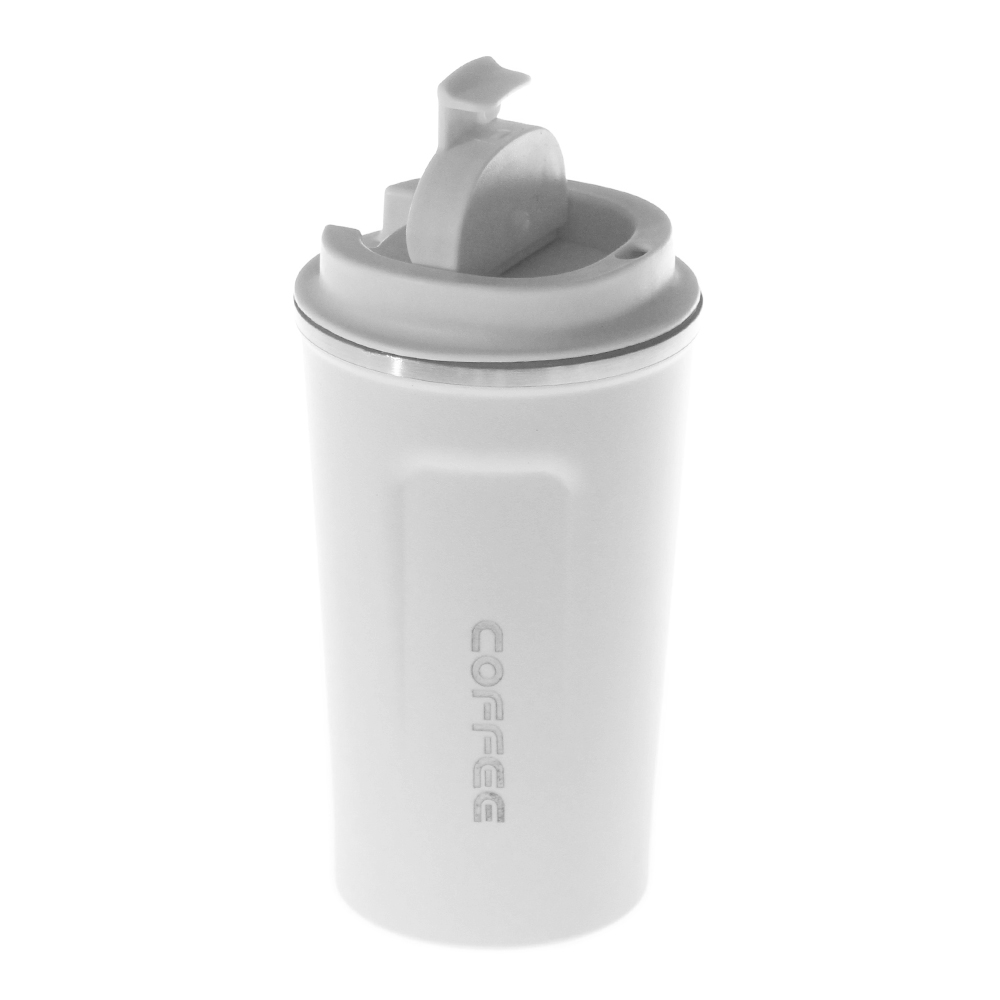Termohrnek Coffee bílý - náhľad 2