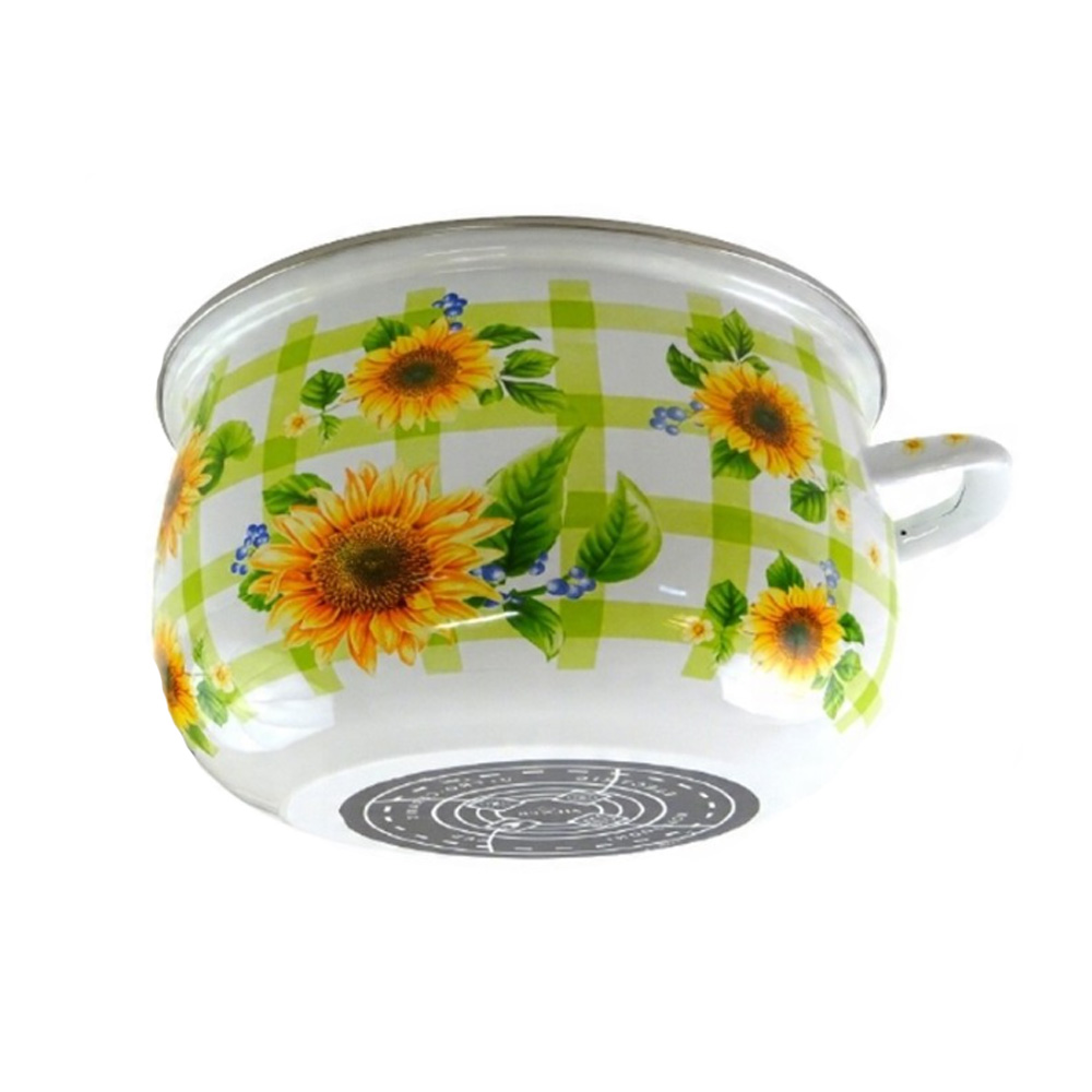 10-dílná sada smaltovaných hrnců slunečnice - náhľad 2