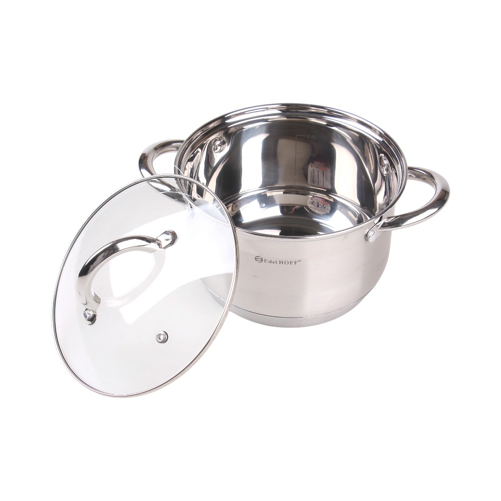 12-dílná sada hrnců z nerezové oceli EH-9099 - náhľad 3