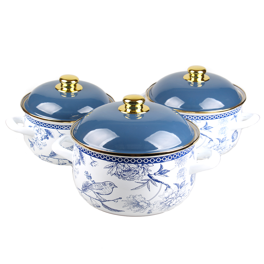 6-dílná sada smaltovaných hrnců ZL-8726 - náhľad 1