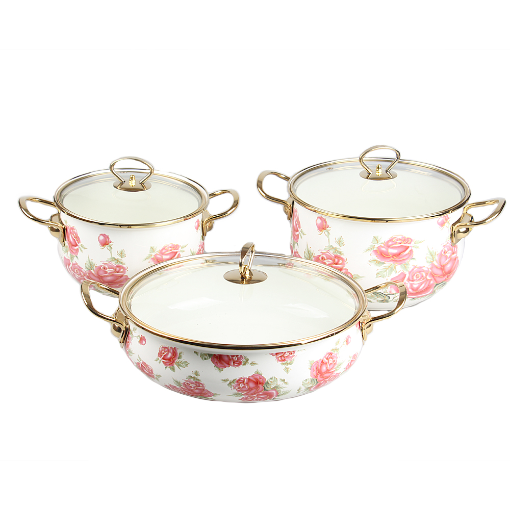 6-dílná sada smaltovaných hrnců ZL-8727 - náhľad 1