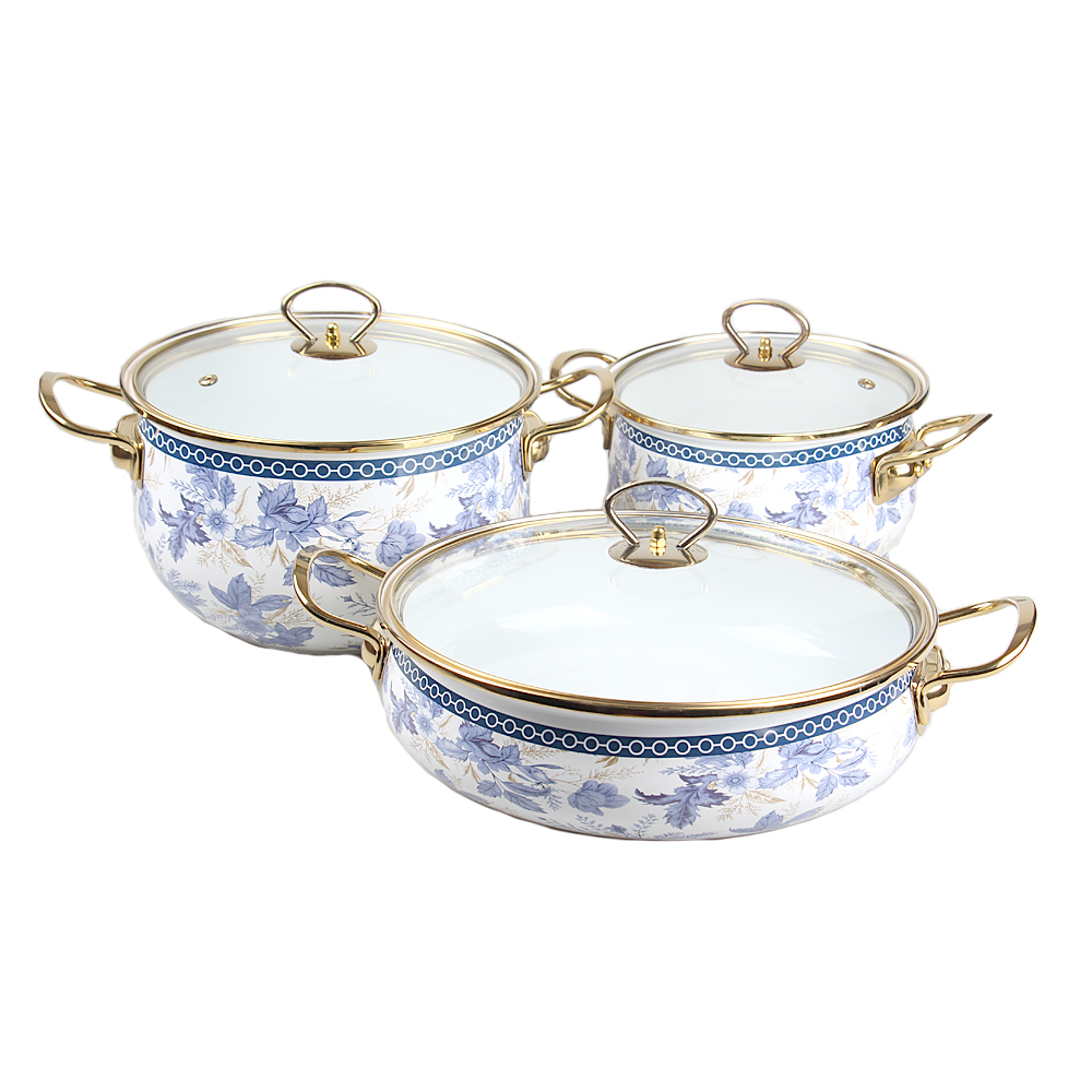 6-dílná sada smaltovaných hrnců ZL-8728 - náhľad 1