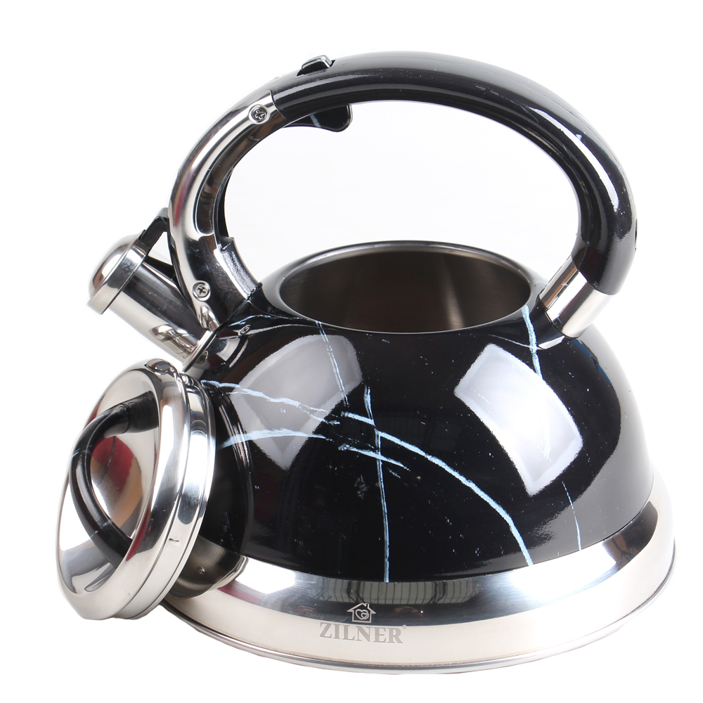 Kovová konvice 3l černý mramor - náhľad 2