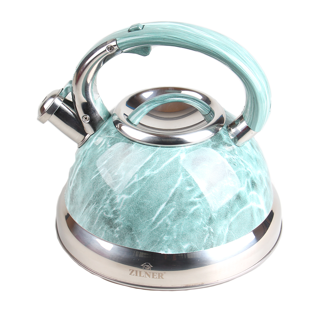 Kovová konvice 3l tyrkysový mramor - náhľad 1