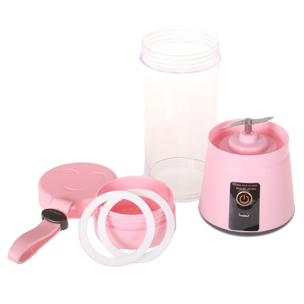 Smoothie mixér růžový - náhľad 3