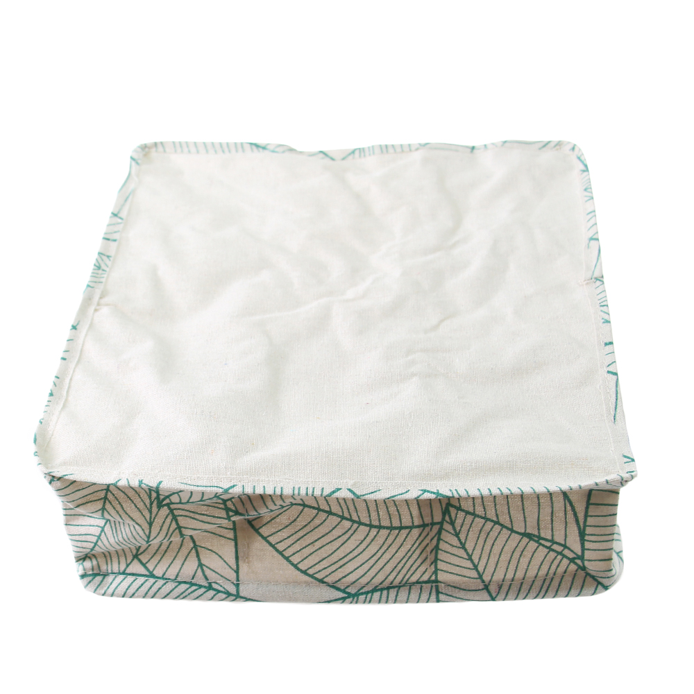 Skládací organizér do skříně bílozelený - náhľad 4