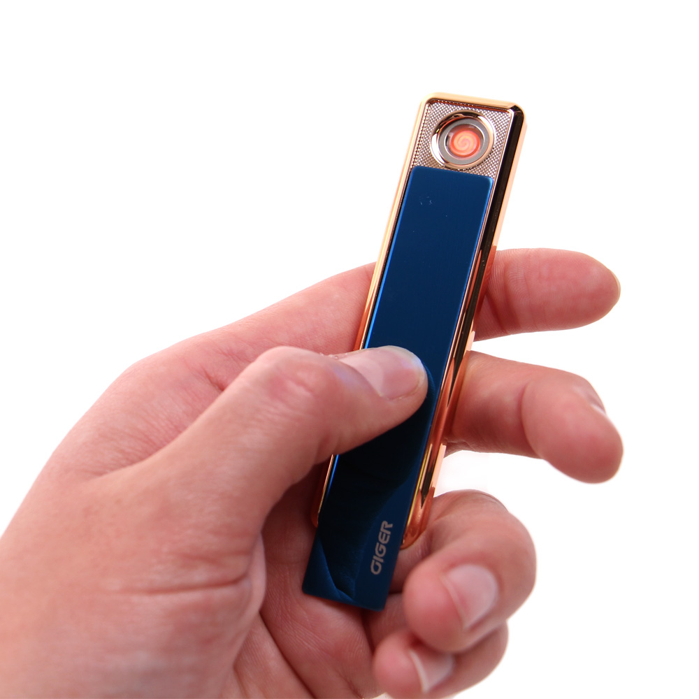 USB zapalovač modrý - náhľad 2