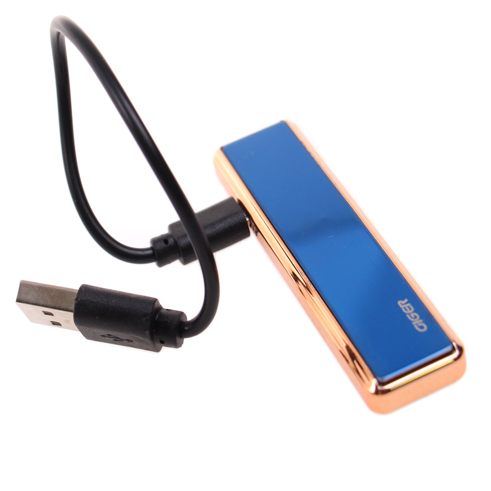 USB zapalovač modrý - náhľad 3