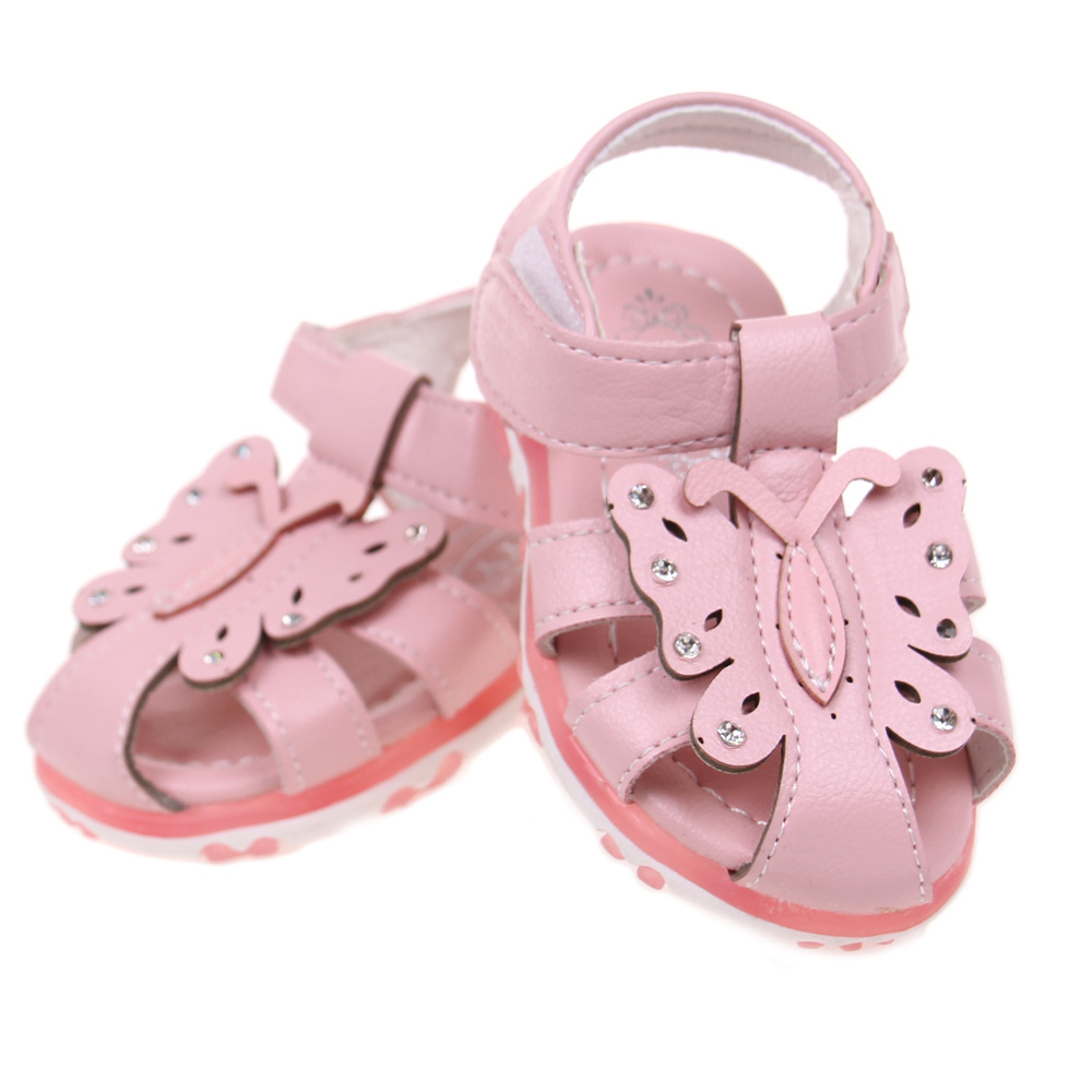 Dětské sandálky blikající růžové vel.24 - náhľad 2