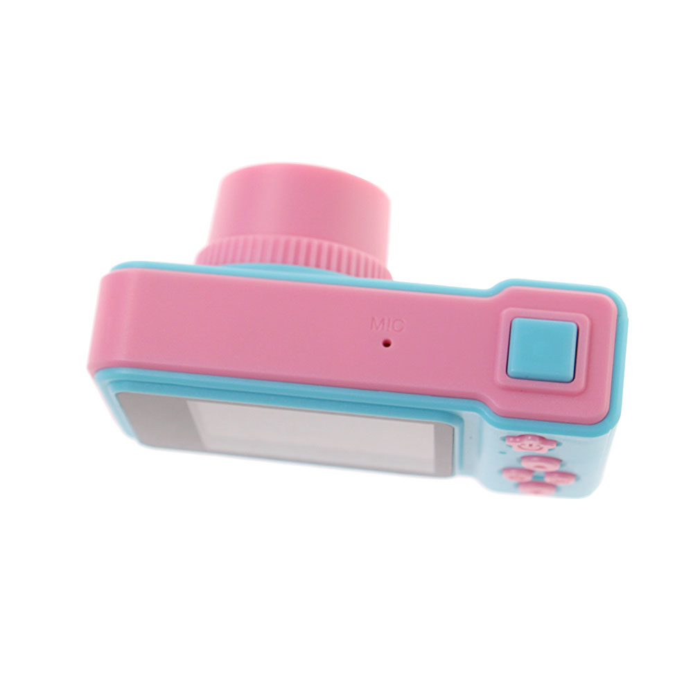 Dětský digitální mini fotoaparát s kamerou růžovo-modrý - náhľad 5