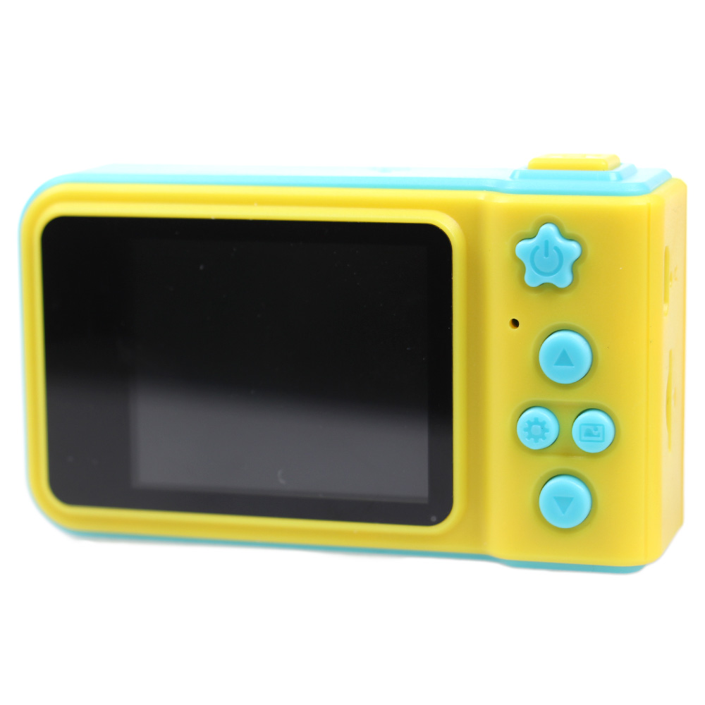 Dětský digitální mini fotoaparát s kamerou modrý - náhľad 4