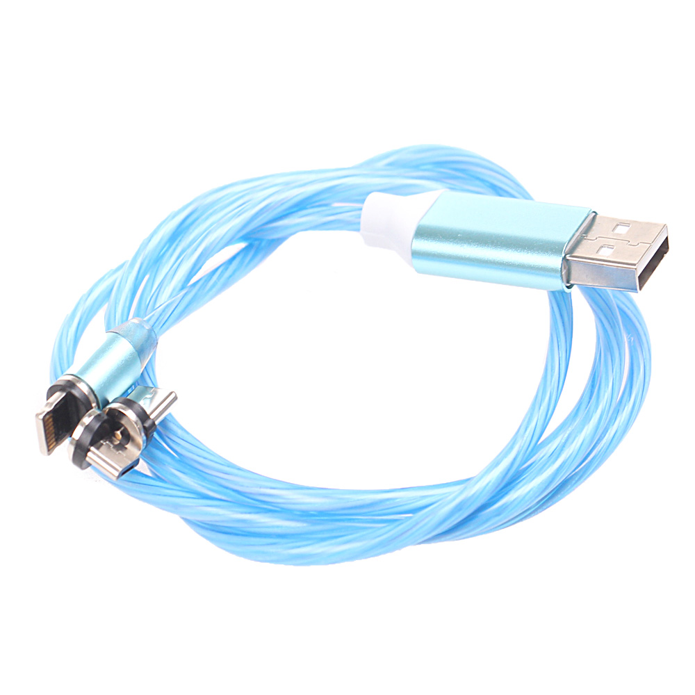 Magnetický USB kabel 3 v 1 - náhľad 1