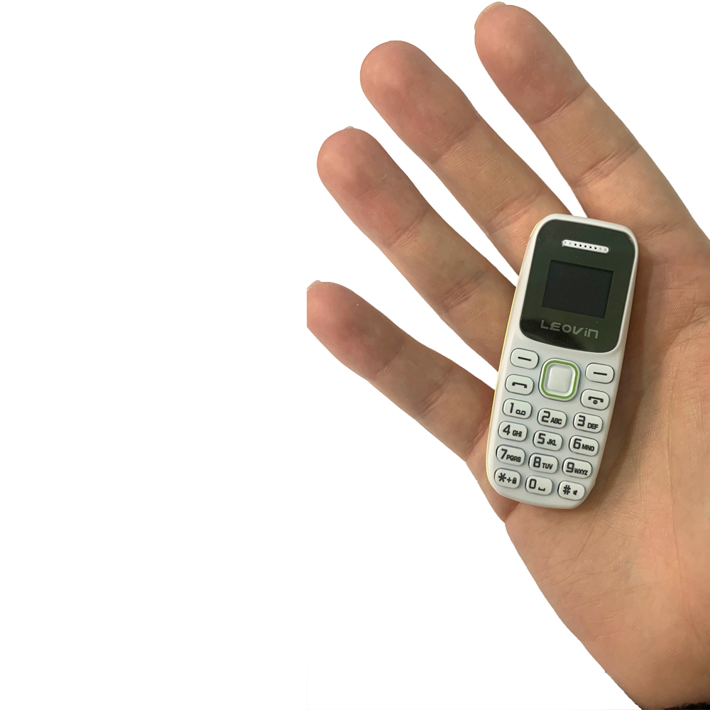 Mini telefon LE-887 bílý - náhľad 3