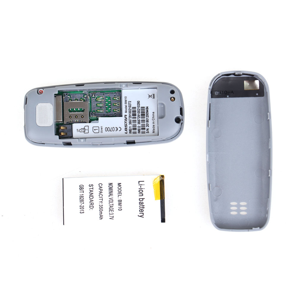 Mobilní telefon miniaturní BM10 - náhľad 5