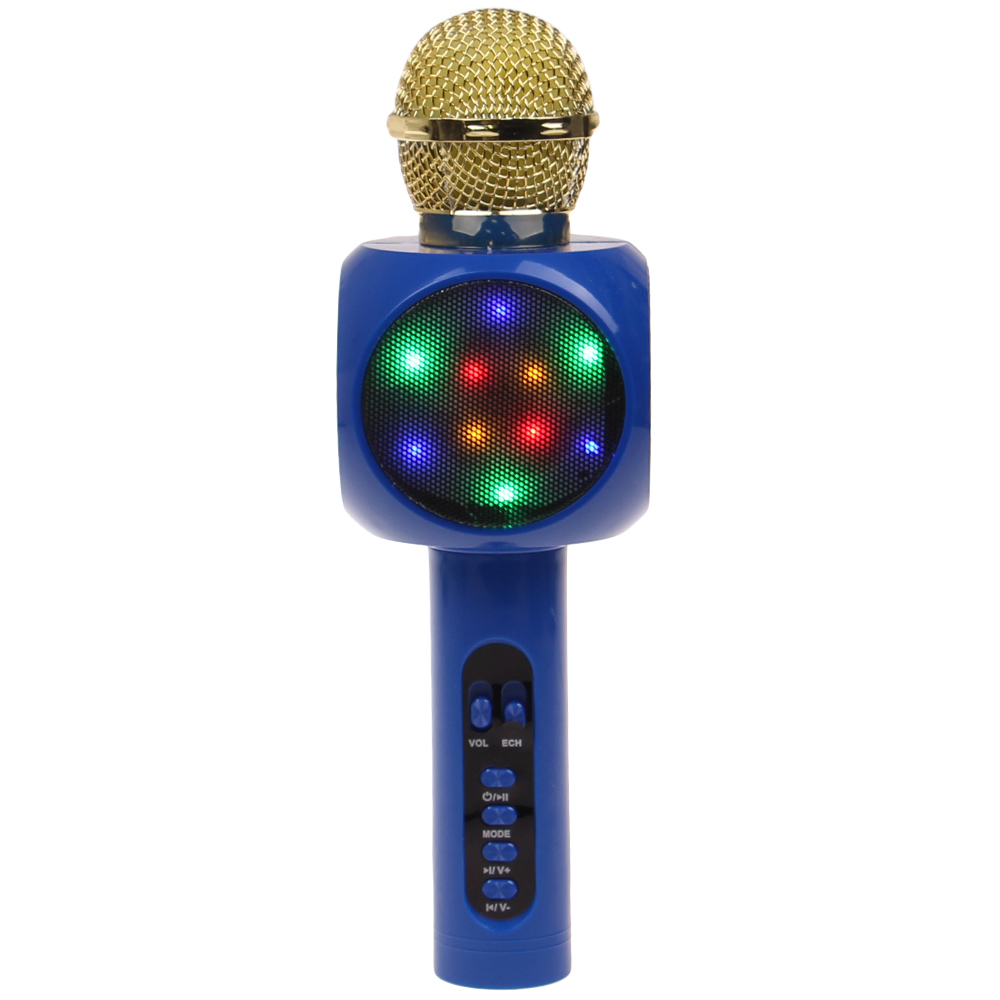 Karaoke mikrofon WS-1816 modrý - náhľad 2