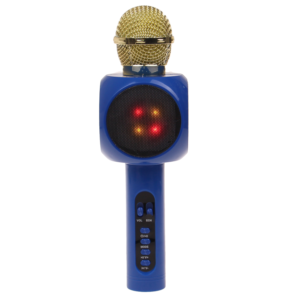 Karaoke mikrofon WS-1816 modrý - náhľad 3