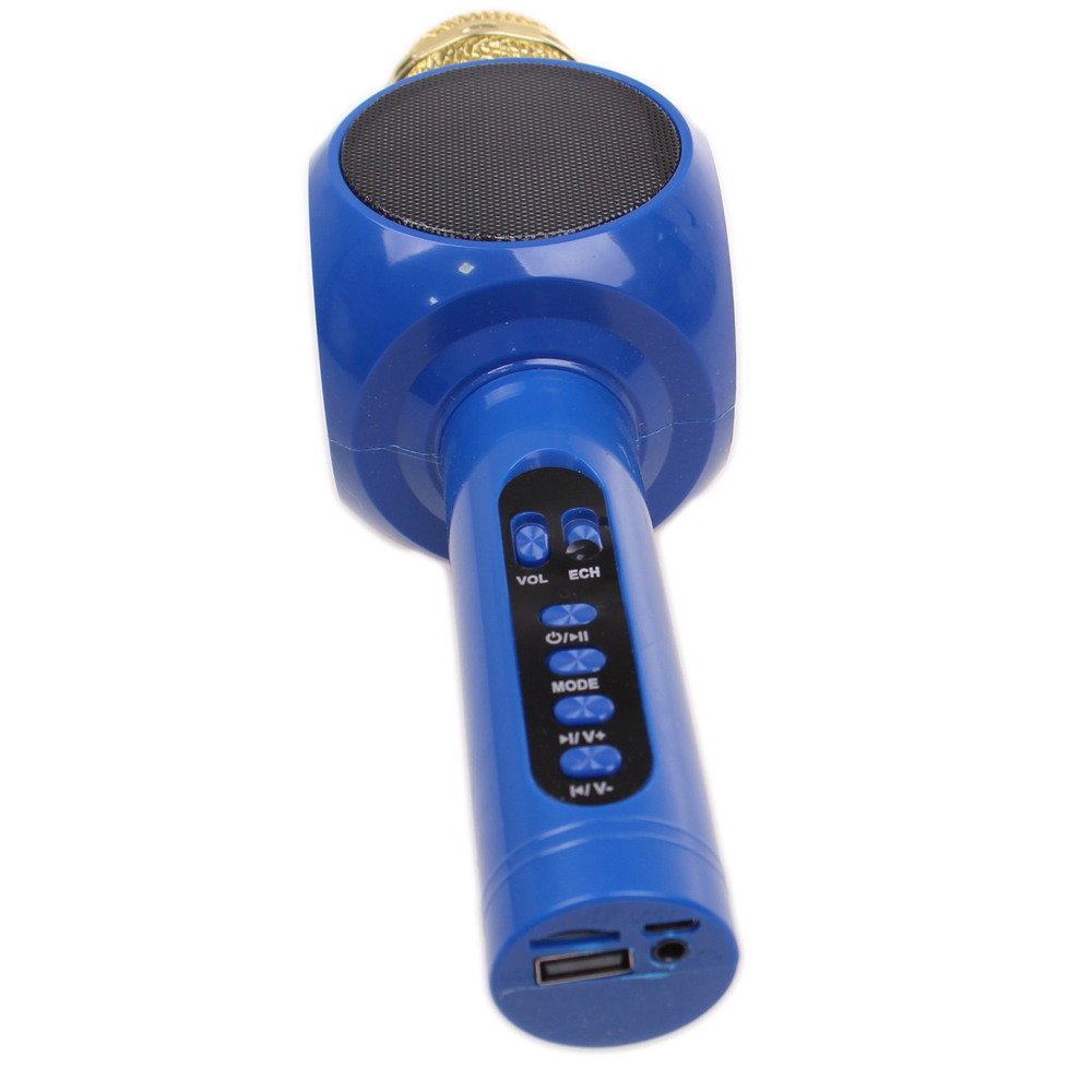 Karaoke mikrofon WS-1816 modrý - náhľad 5
