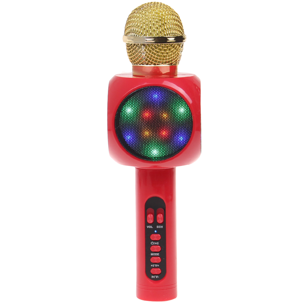 Karaoke mikrofon WS-1816 červený - náhľad 3