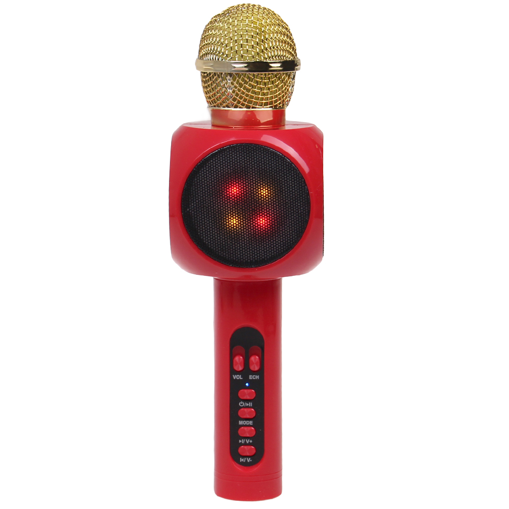 Karaoke mikrofon WS-1816 červený - náhľad 4