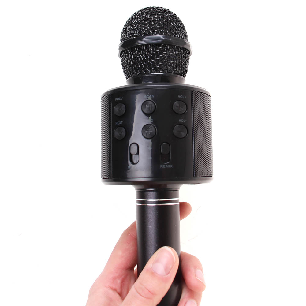 Karaoke mikrofon WS-858 černý - náhľad 7