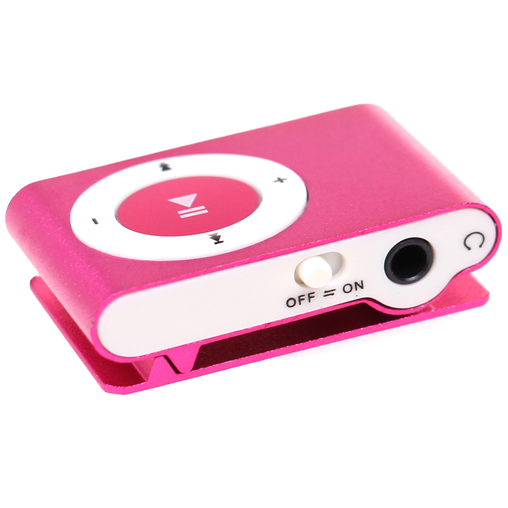 Kompaktní MP3 přehrávač růžový - náhľad 2